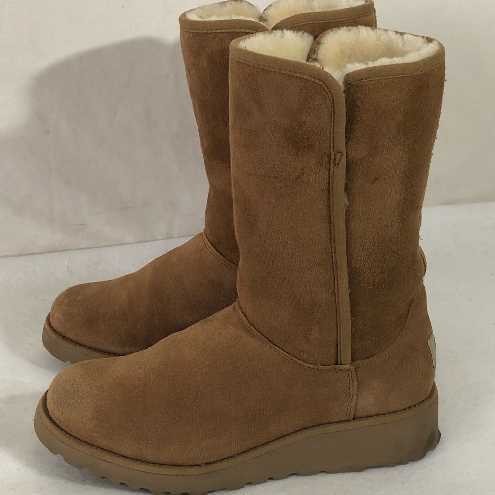 6.5 Ugg Michelle Convertible Suede Shearling Boots